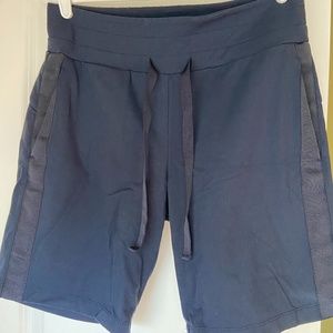 Navy Athleta Bermuda Shorts